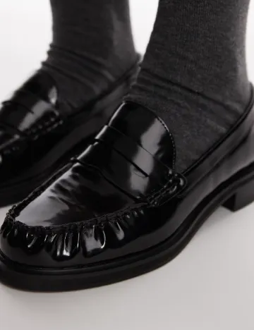 Mocasini Top Shop, negru
