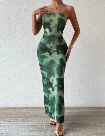 Rochie lunga SHEIN, verde