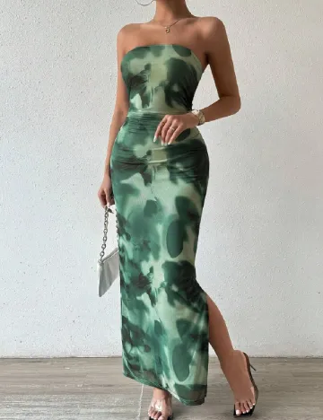 Rochie lunga SHEIN, verde