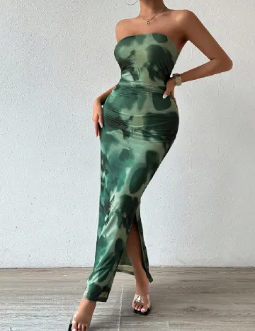 Rochie lunga SHEIN, verde