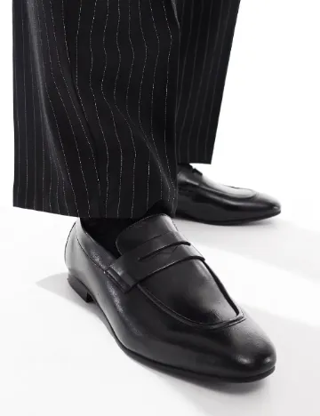 Mocasini River Island, negru Negru