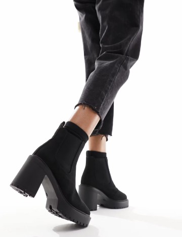 Botine ASOS, negru