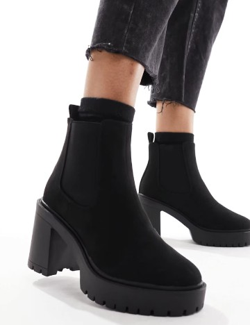 Botine ASOS, negru