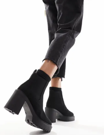 Botine ASOS, negru