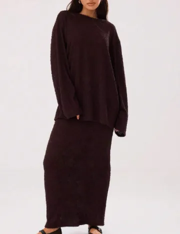 Bluza SHEIN, maro inchis