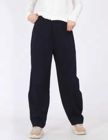 Pantaloni SHEIN, bleumarin inchis