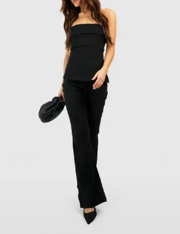Pantaloni Boohoo, negru
