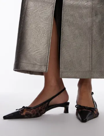 Pantofi Top Shop, animal print