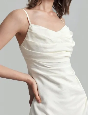 Rochie scurta SHEIN, ecru