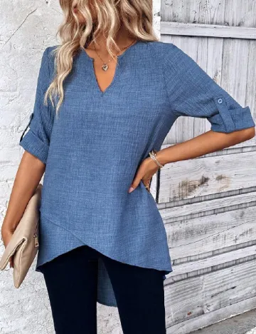 Bluza SHEIN, albastru Albastru