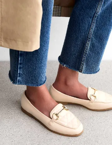 Mocasini New look, crem