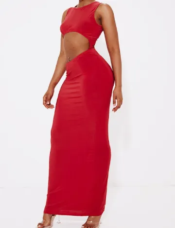 Rochie lunga PRETTYLITTLETHING, rosu