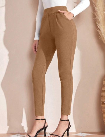 Pantaloni Emery Rose, maro