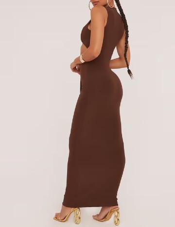 Rochie lunga EGO, maro