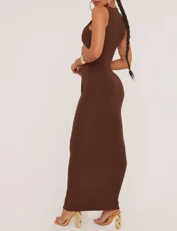 Rochie lunga EGO, maro