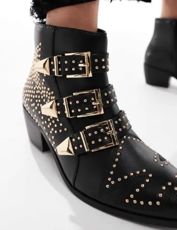 Botine SEQWL, negru