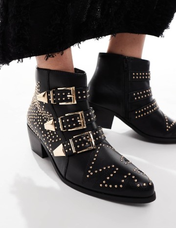 Botine SEQWL, negru