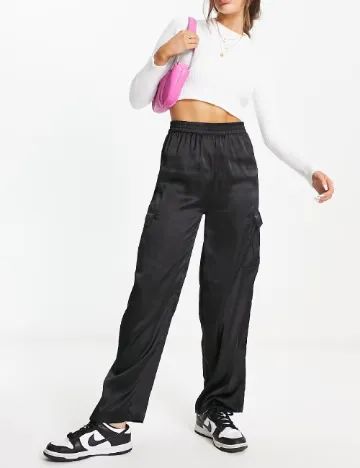 Pantaloni New look, negru