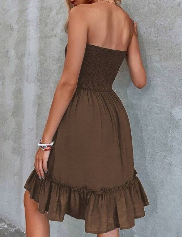 Rochie scurta SHEIN, maro