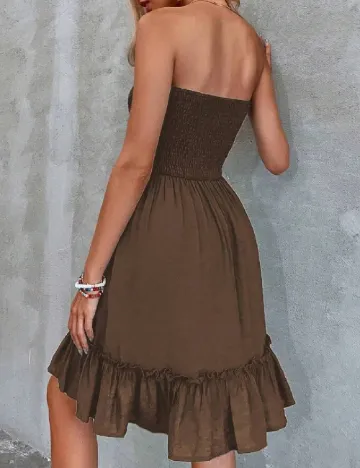 Rochie scurta SHEIN, maro