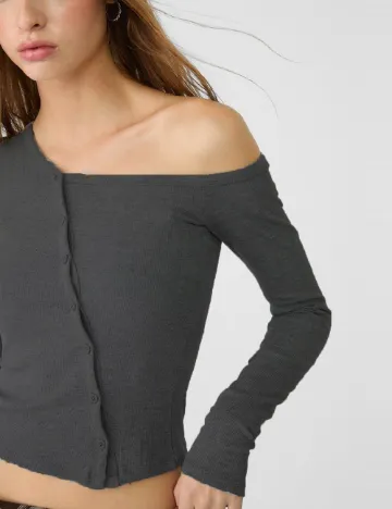 Bluza Stradivarius, gri