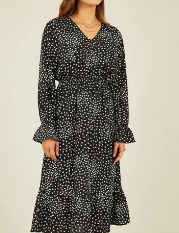 Rochie medie Mela London, negru