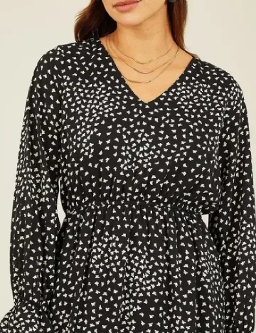 Rochie medie Mela London, negru