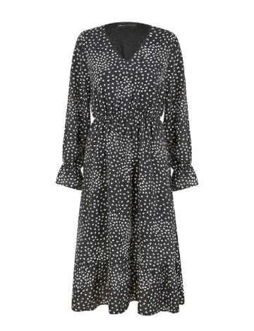 Rochie medie Mela London, negru