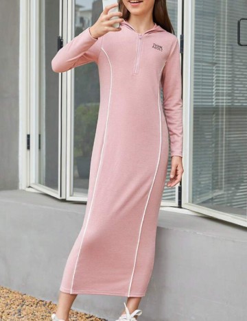 Rochie Shein Kids, roz pudra
