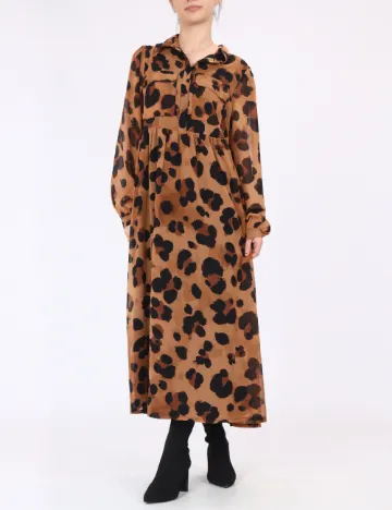 Rochie medie Wednesday sgirl, maro