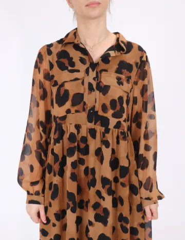 Rochie medie Wednesday sgirl, maro