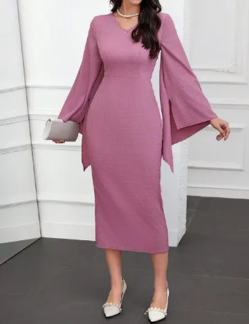Rochie medie SHEIN, roz