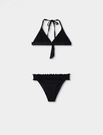 Costum de baie Mango Teen, negru