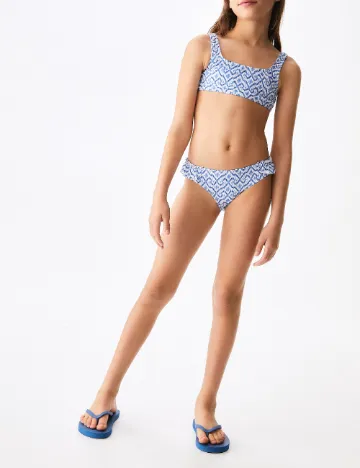 Costum de baie Mango Kids, albastru