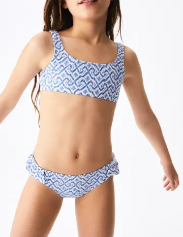 Costum de baie Mango Kids, albastru