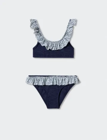 Costum de baie Mango Kids, bleumarin
