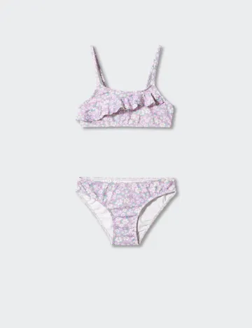 Costum de baie Mango Kids, mov