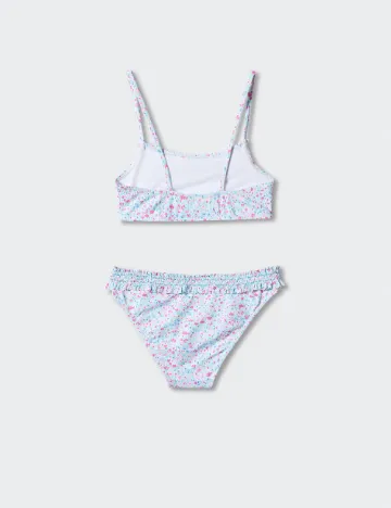 Costum de baie Mango Kids, bleu Albastru