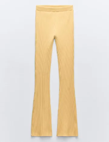 Pantaloni Zara, galben