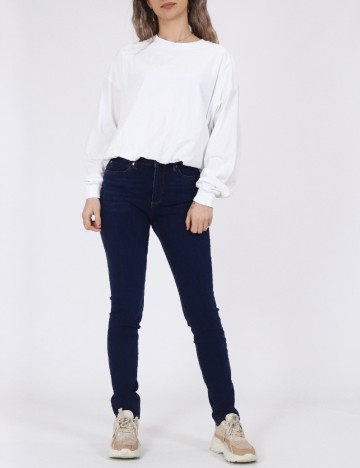 Bluza Stradivarius, alb