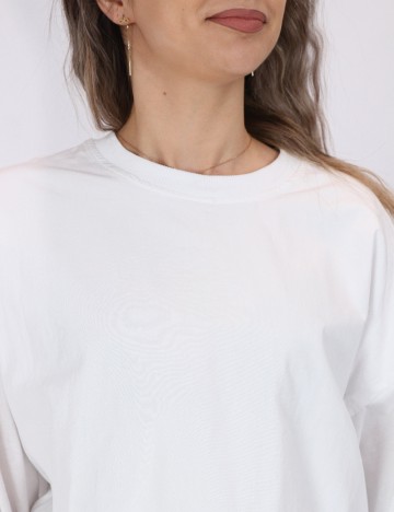 Bluza Stradivarius, alb