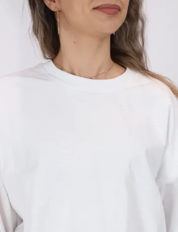 Bluza Stradivarius, alb