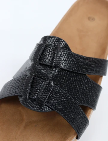 Slapi SHEIN, negru Negru