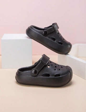 Slapi Shein Kids, negru