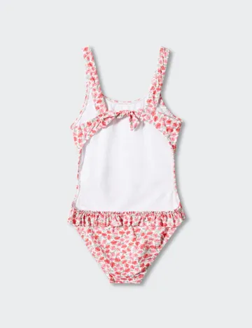 Costum de baie Mango Kids, floral print