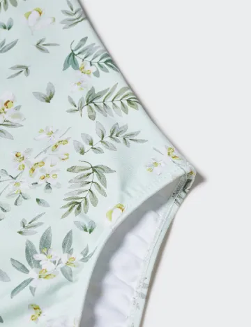 Costum de baie Mango Kids, verde