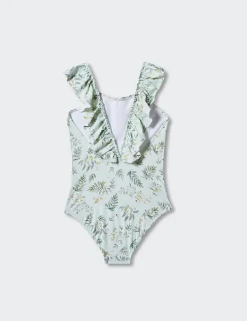 Costum de baie Mango Kids, verde