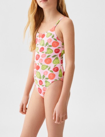 Costum de baie Mango Kids, mix culori