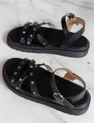 Sandale SHEIN, negru Negru