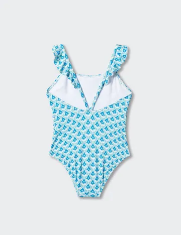 Costum de baie Mango Kids, albastru